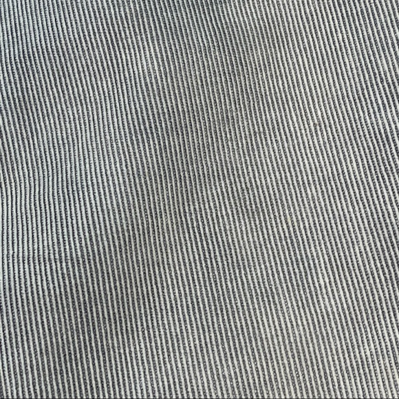 Free People size w28 grey & white/hints of blue, low rise corduroy skinny pants - Picture 7 of 15